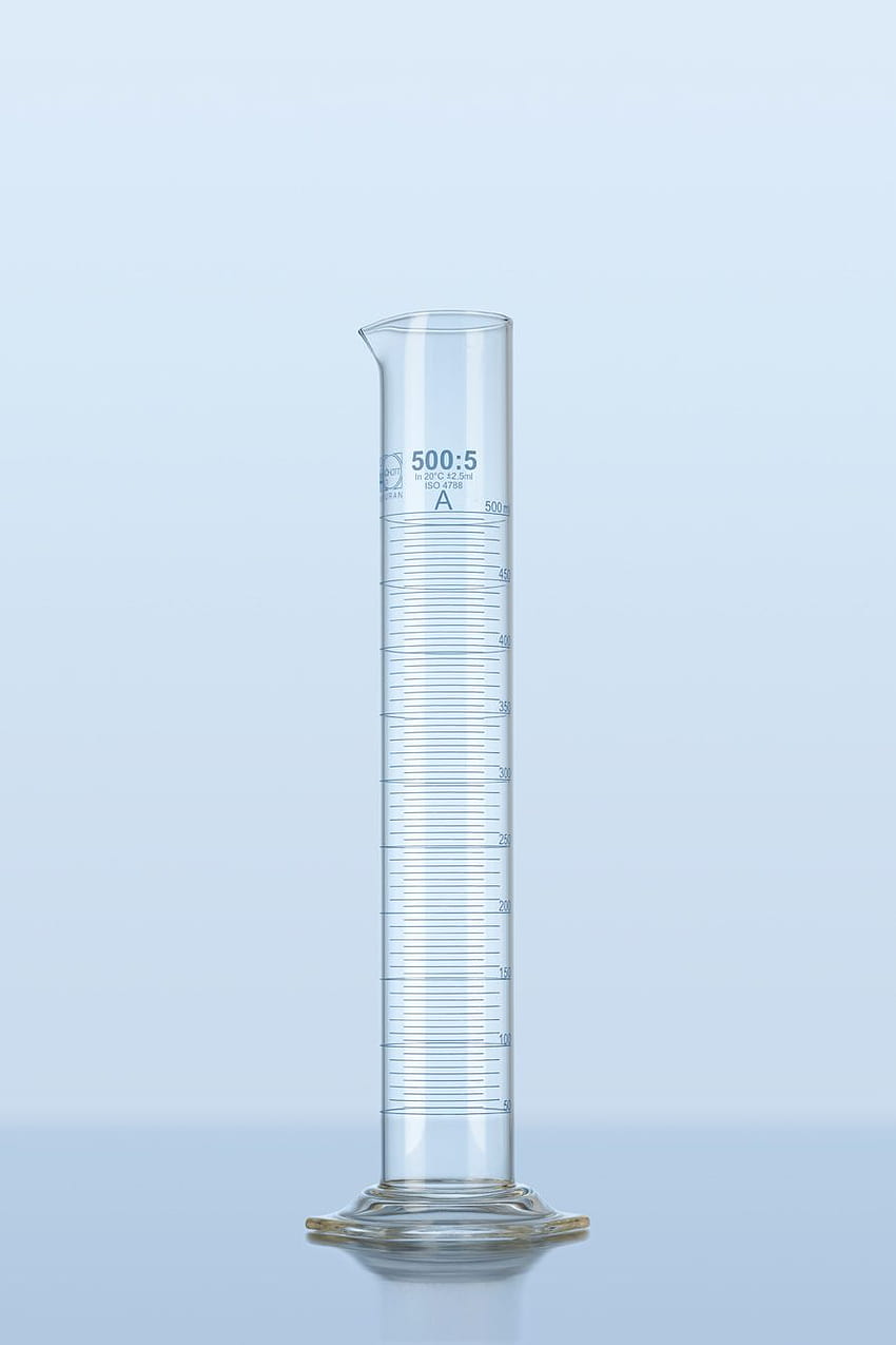 Cilindro de medição de 50 cm3, cilindro graduado Papel de parede de celular HD