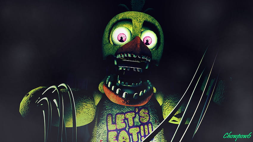 fnaf withered chica full body HD wallpaper