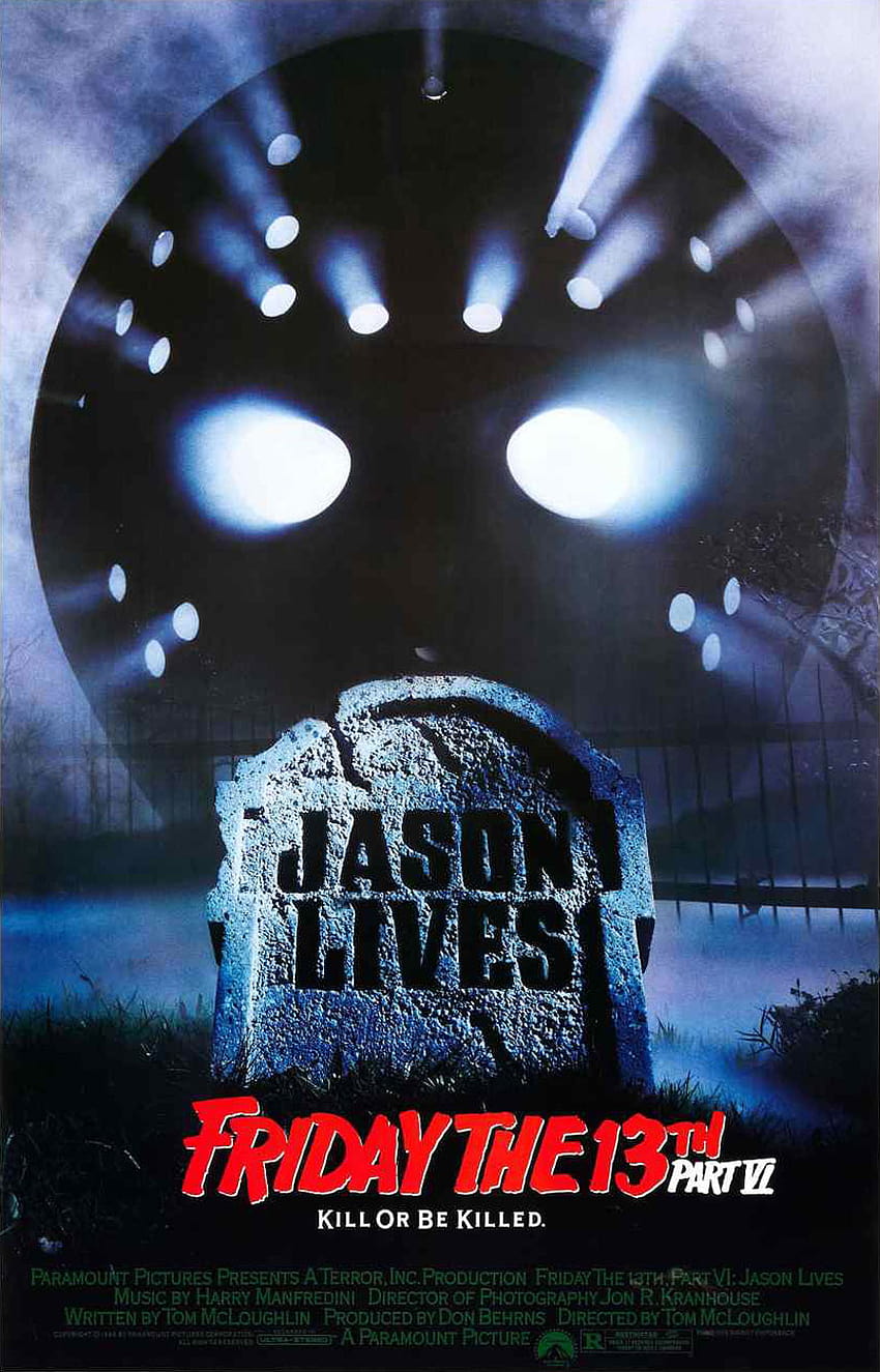 Friday The 13th Part Vi Jason Lives Poster Film wallpaper ponsel HD