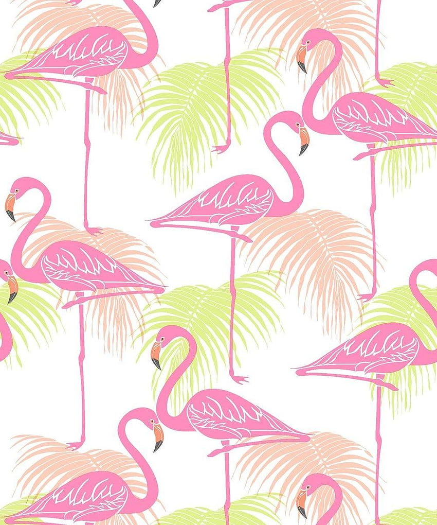 UK Kidz Flamingo Pink Green, pink and green HD phone wallpaper | Pxfuel