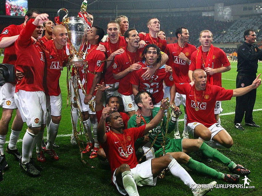 Champions League 2008 Man Utd Players : Joueurs, équipes, historique des joueurs de Man Utd Fond d'écran HD