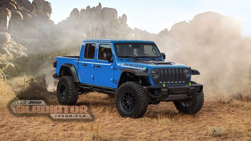 Jeep Gladiator Hercules Performance Version In The Works?, jeep rubicon gladiator HD wallpaper