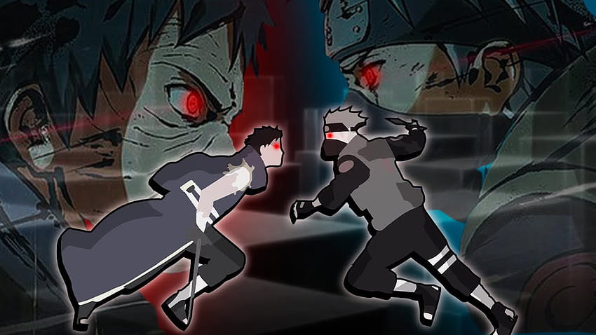 Kakashi vs Obito Naruto Shippuden, gotejamento obito papel de parede HD