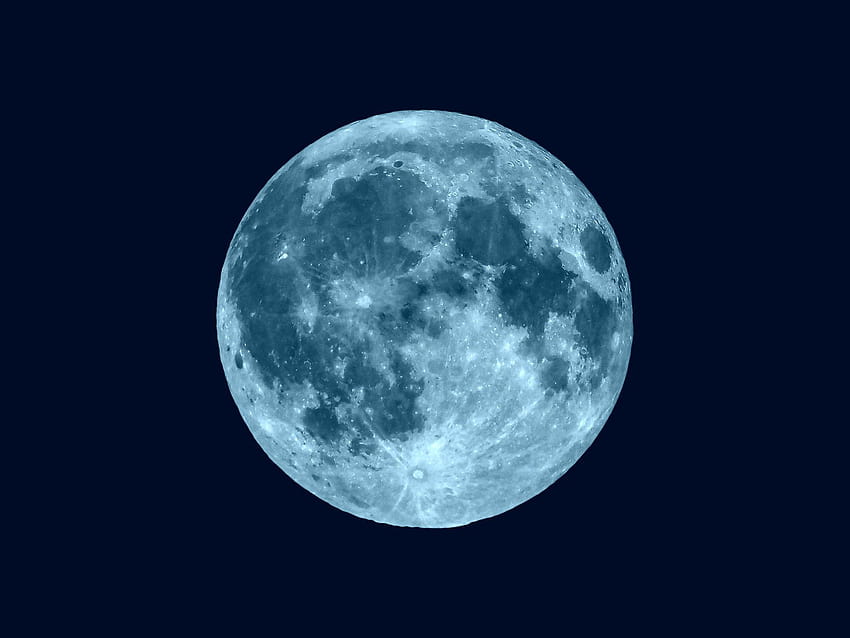 Blue moon 2019: Rare flower full moon tonight will last of its kind HD wallpaper