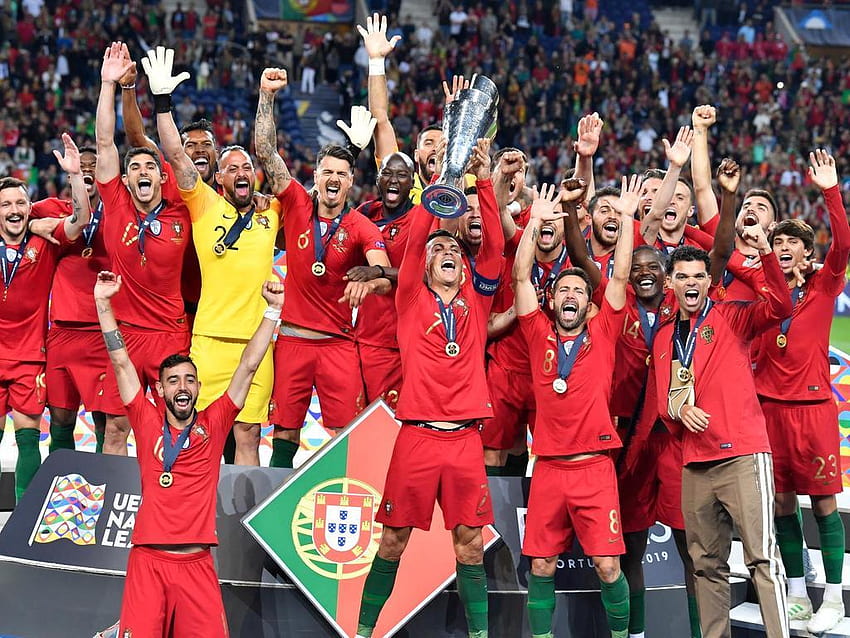 Ronaldo's Portugal wins first Nations League title, portugal nations league HD wallpaper