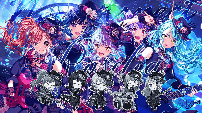 Made a wider for Roselia's new event and cards : BanGDream, bandori HD wallpaper