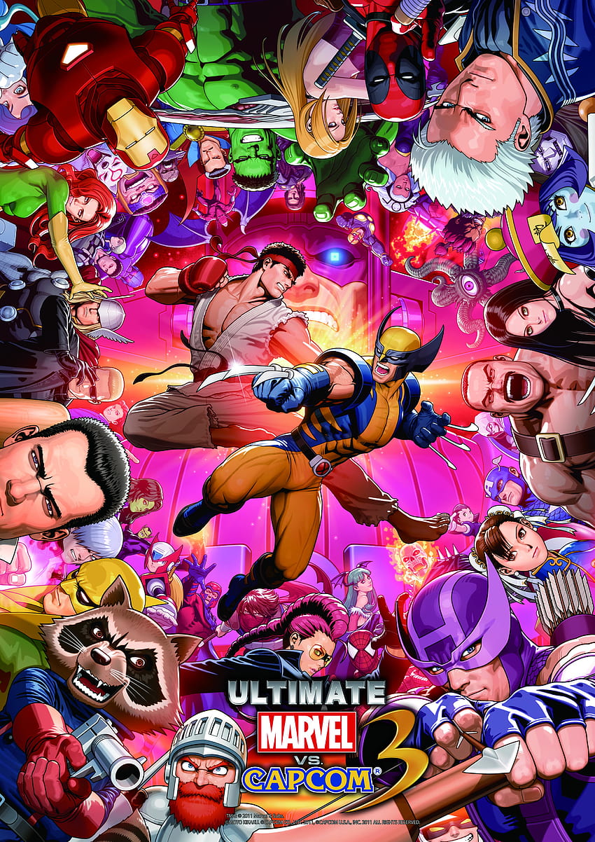 Marvel vs. Capcom Mobile, ultimate marvel vs capcom 3 HD phone wallpaper
