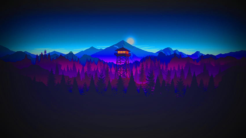Wachturm im Stil einer Feuerwache [3840×2160]: im Jahr 2020, Sonnenuntergang am Wachturm HD-Hintergrundbild