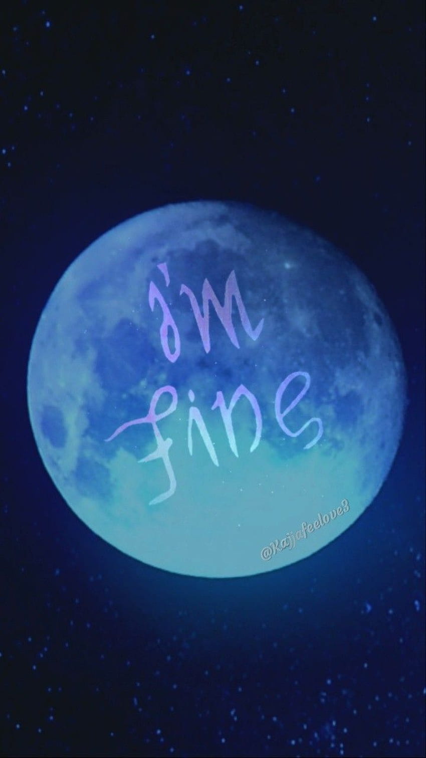 I'm Fine BTS, aesthetic im fine HD phone wallpaper