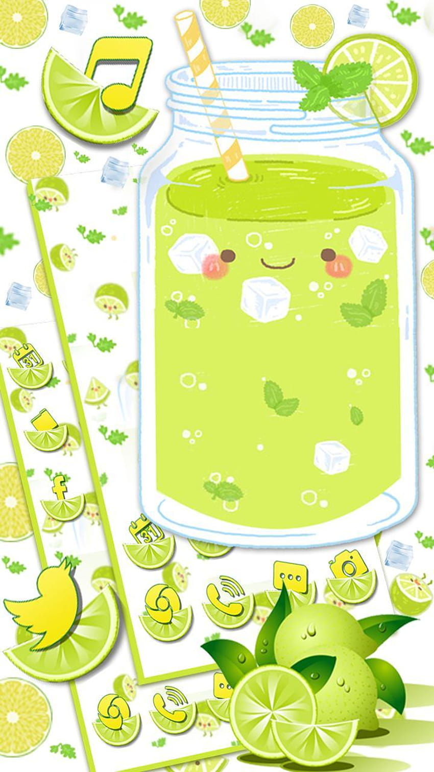 Green Lemon Themes Live for Android, lemon green HD phone wallpaper