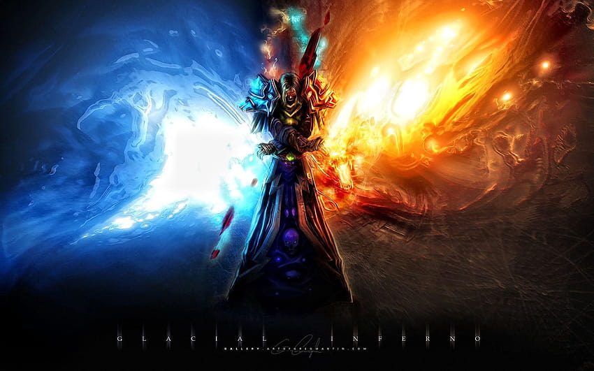 world of warcraft frost mage HD wallpaper