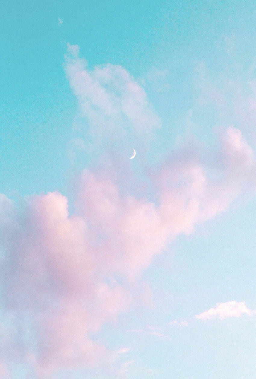 Pastel Blue And Pink Cloud Backgrounds 1920x1080, aesthetic clouds HD phone wallpaper