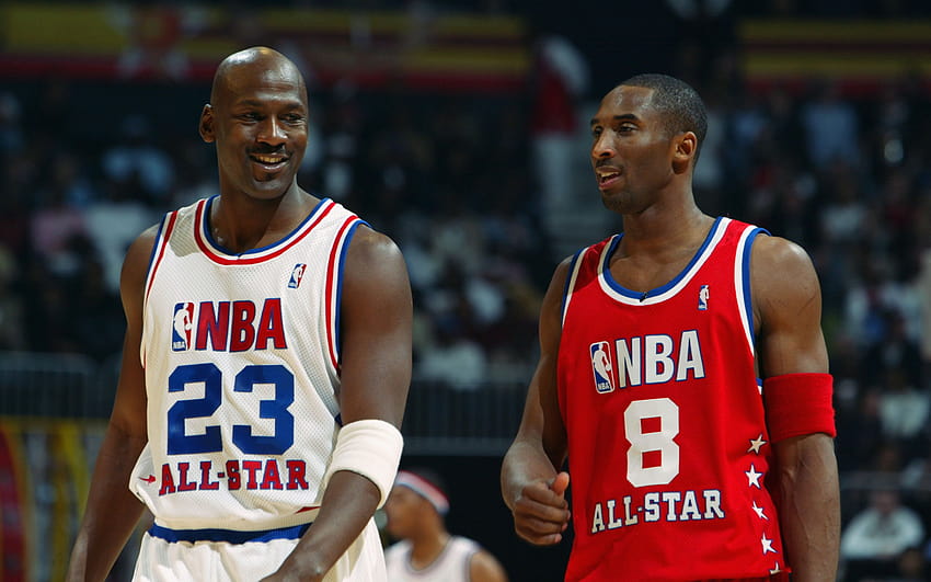 Michael Jordan , basketball, smile, NBA, legends, Kobe Bryant • For You For & Mobile HD wallpaper