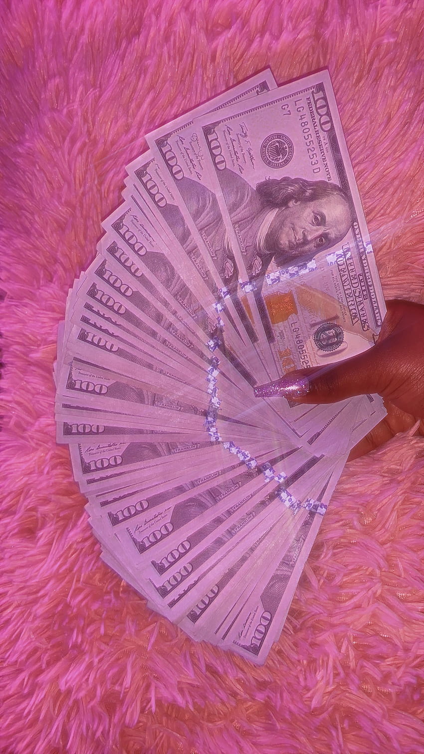 Girly Money, pembe para HD telefon duvar kağıdı