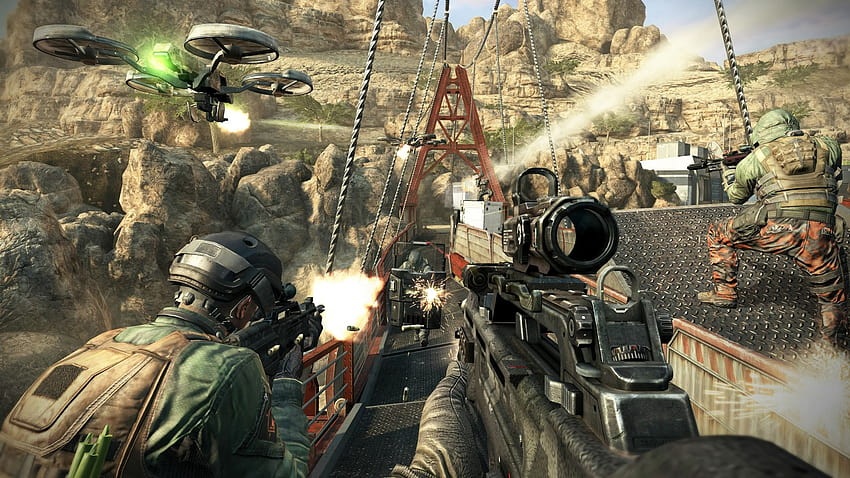 Ревю: Call of Duty: Black Ops II е повече от същото, call of duty black op студена война HD тапет