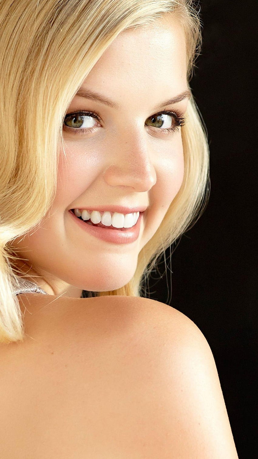 Anna Grace, blonde, celebrity, smile, 1080x1920, attractive face HD phone wallpaper