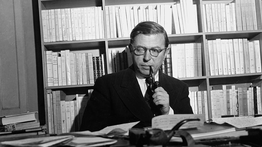 Интелектуална измяна и делото за отговорния писател – интелектуалци и медии във Франция, Жан Пол Сартр HD тапет