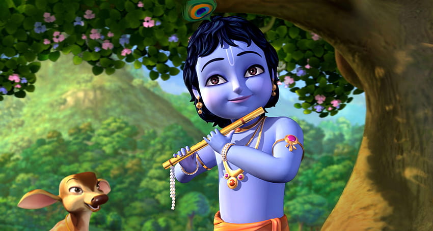 Little Krishna Full and Backgrounds, Lord Krishna 3d Tapeta HD