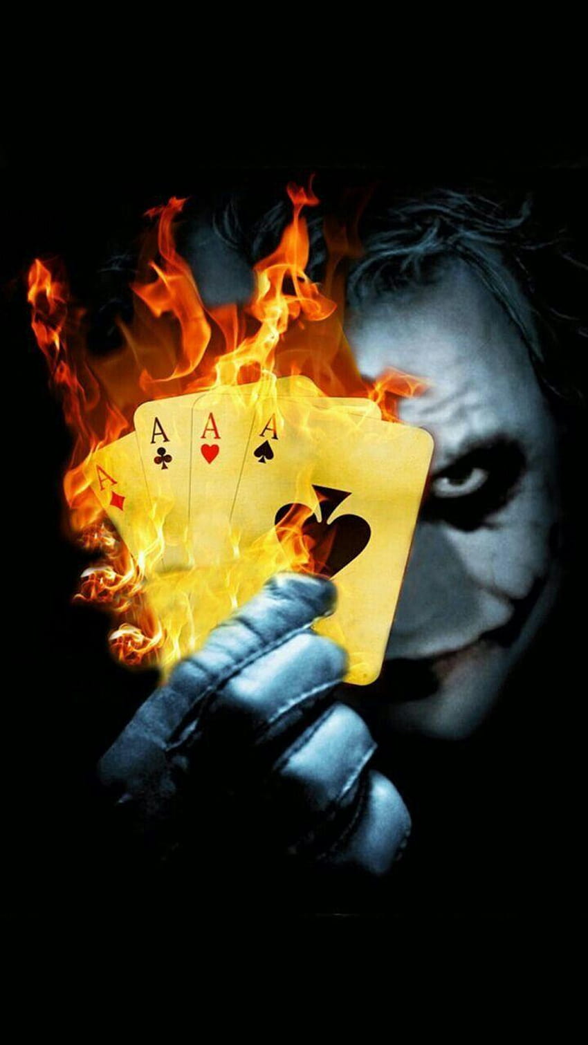 Smoking Joker, жокер пушещ мобилен телефон HD тапет за телефон