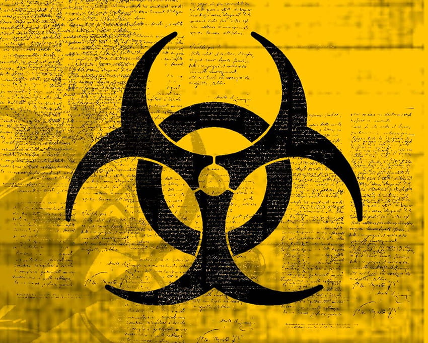 Biohazard, toxic logo HD wallpaper