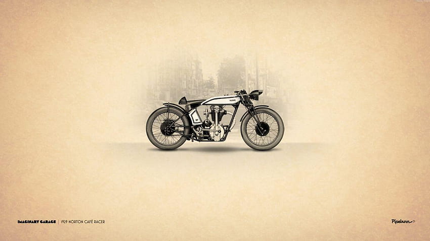 Cafe Racer Motorcycle HD wallpaper