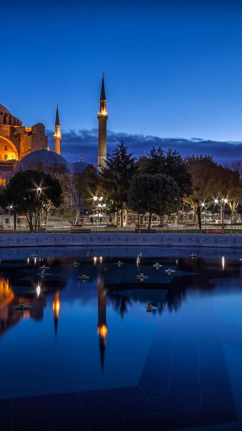 750x1334 Hagia Sophia, Ayasofya, Istanbul, Mosque, Night, ayasofya iphone HD phone wallpaper