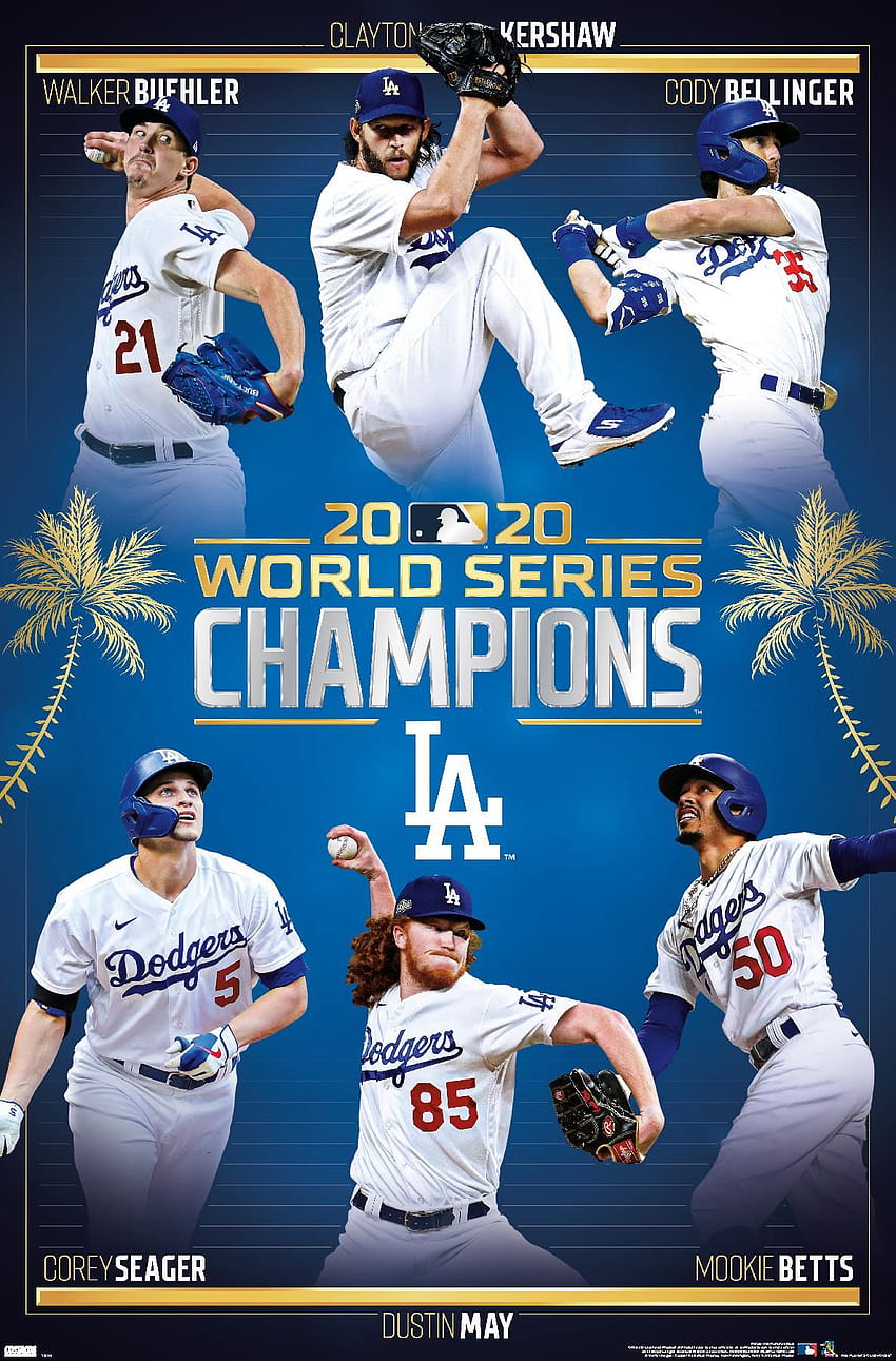 MLB Los Angeles Dodgers, seri dunia dodgers wallpaper ponsel HD
