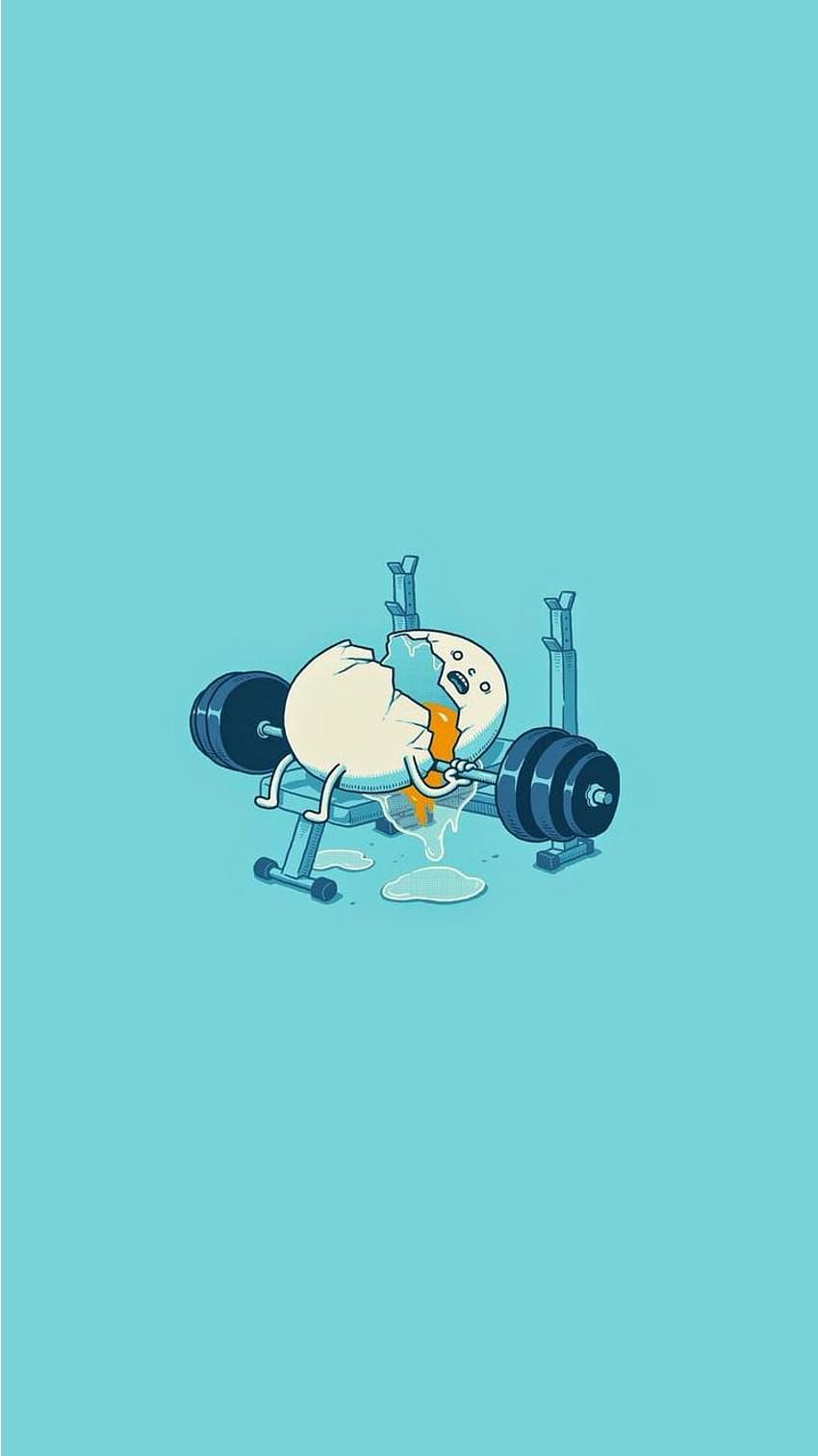 Egg Workout Accident Funny IPhone 6, work out wallpaper ponsel HD