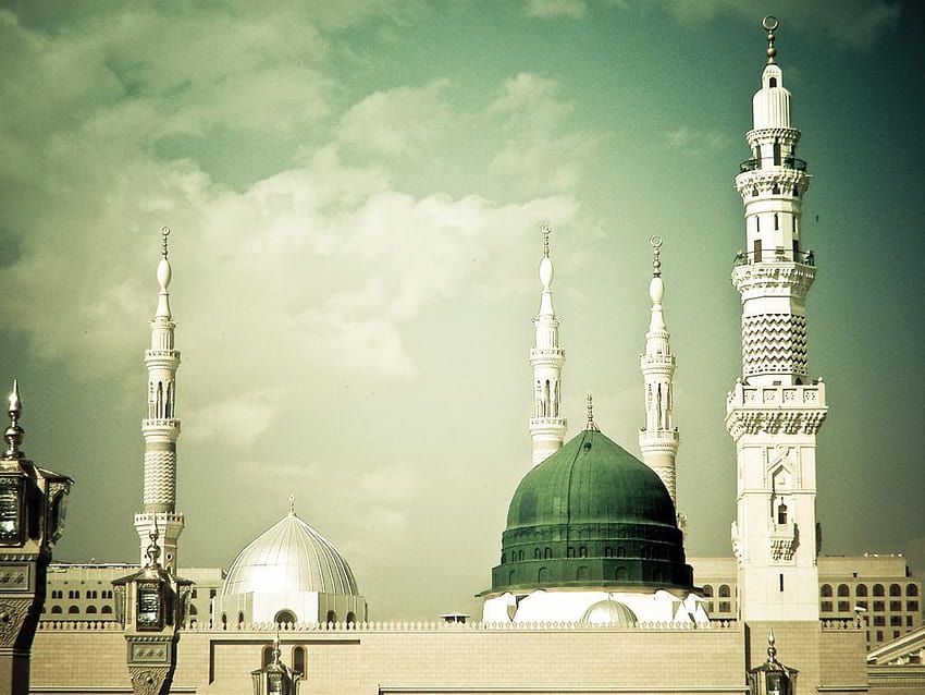 Najlepsze piękne meczety na całym świecie., Masjid nabawi Tapeta HD