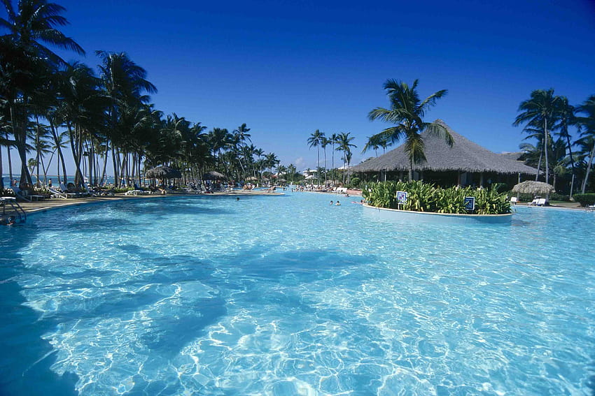 Beaches Club Med Punta Cana Liburan Tropis Pantai Alam Wallpaper HD