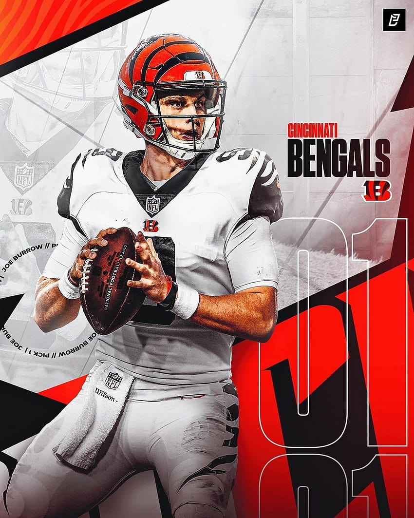Enrique Castellano on Instagram: “With the first pick in the 2020 NFL Draft, the Cincinnati Bengals are … in 2020, joe burrow bengals HD phone wallpaper