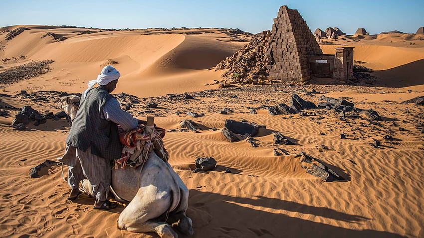 В Судан, преоткриване на древна Нубия, преди да е станало твърде късно, египет карта пустиня Сахара HD тапет