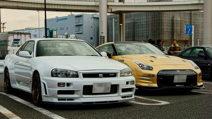 Японски автомобили от 90-те, най-добрите естетични автомобили HD тапет