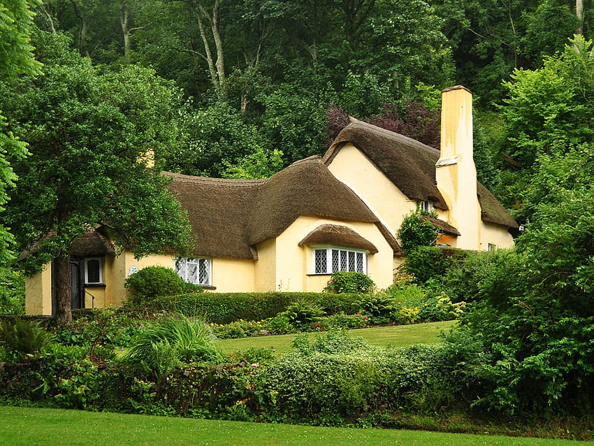 Thatched Cottages Gallery, southern cottage HD wallpaper