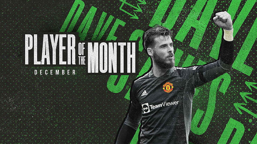 David De Gea nominato Man Utd Player of the Month per dicembre 2021, david de gea 2022 Sfondo HD