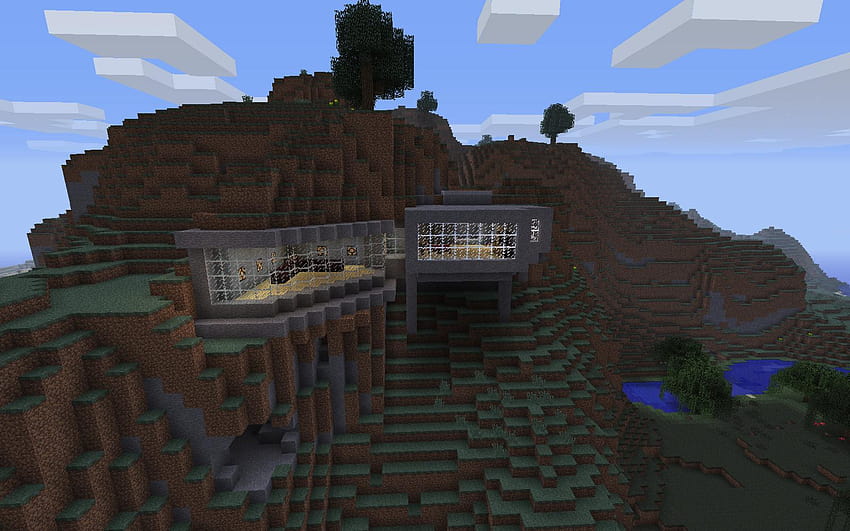 ของบ้าน Minecraft ไอเดียการสร้าง Minecraft ที่สวยงามทันสมัยหมู่บ้าน minecraft วอลล์เปเปอร์ HD