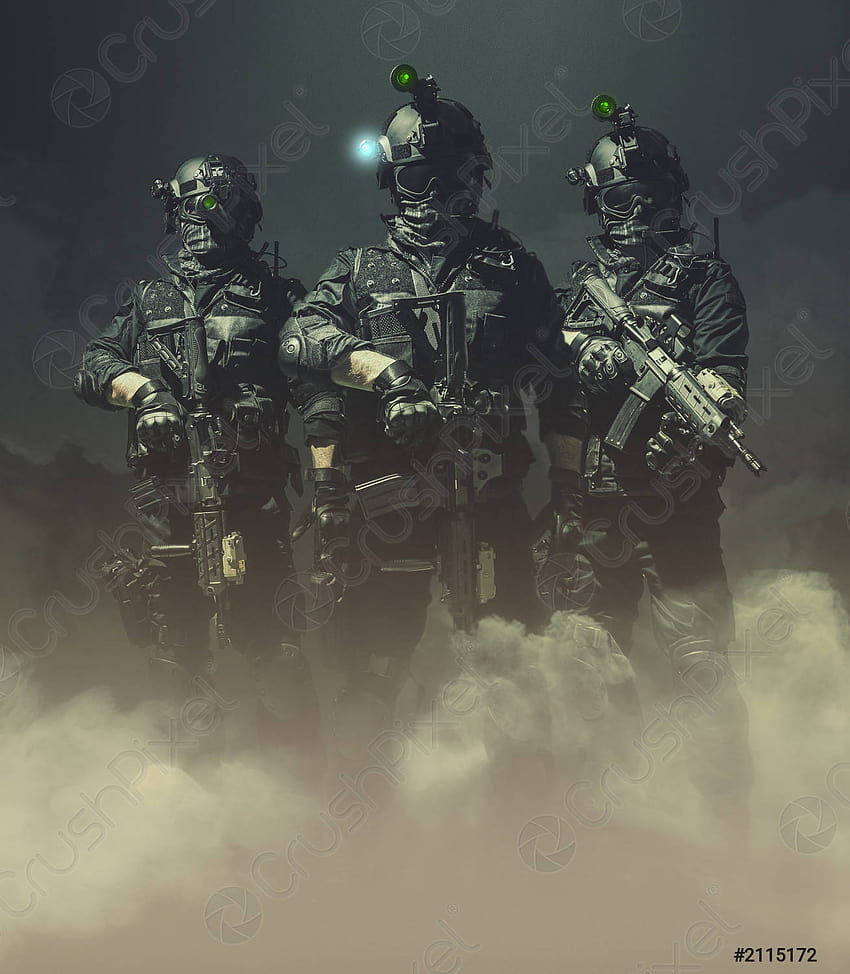 Special forces soldier police swat team member HD phone wallpaper