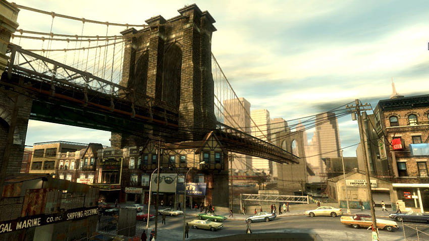 Ambitny mod do GTA V chce importować Liberty City z GTA IV, tło GTA4 Tapeta HD