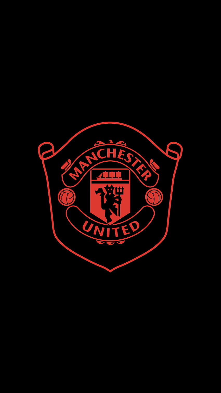 Manchester United posted by Sarah Anderson, man utd logo mobile HD phone wallpaper