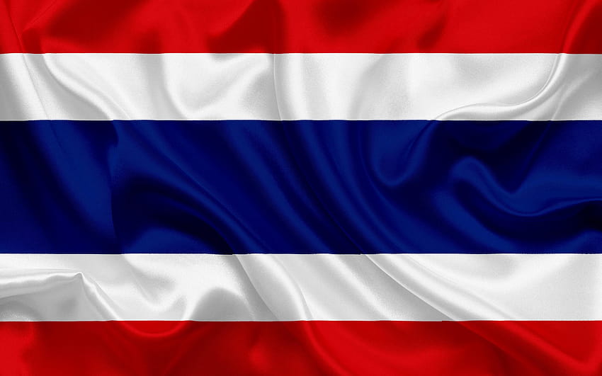 Bandera de Tailandia, Tailandia, Asia, bandera de Shekh, bandera de fondo de pantalla