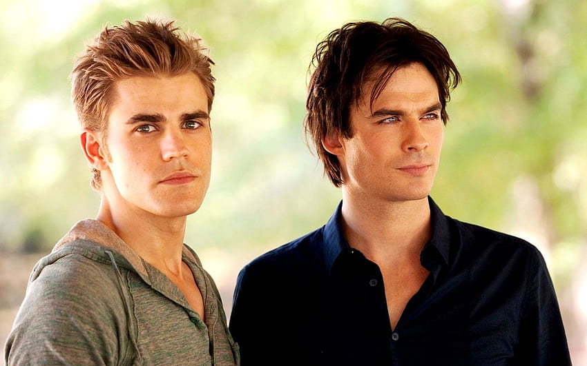 stefan salvatore y damon salvatore fondo de pantalla