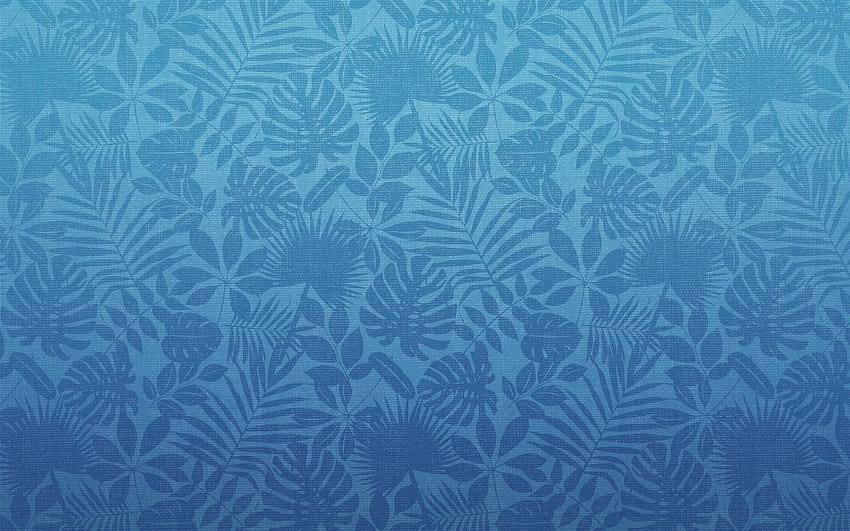 Niebieskie hawajskie kwiaty tła, hawajskie tło Tapeta HD