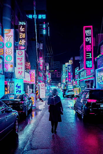 Neon tokyo streets art city japan neon night resident street tokyo  HD phone wallpaper  Peakpx