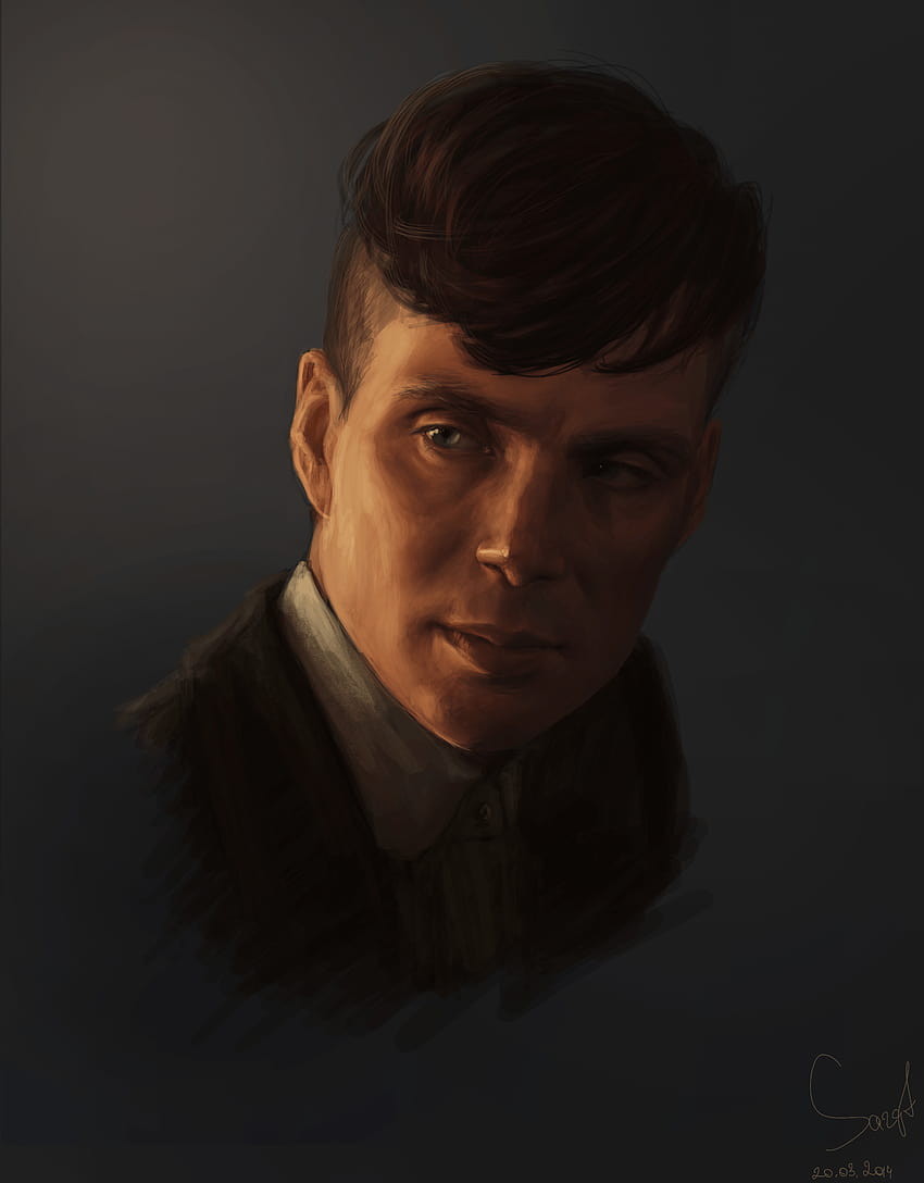 Cillian Murphy as Tommy Shelby by Sargt, tom shelby HD phone wallpaper