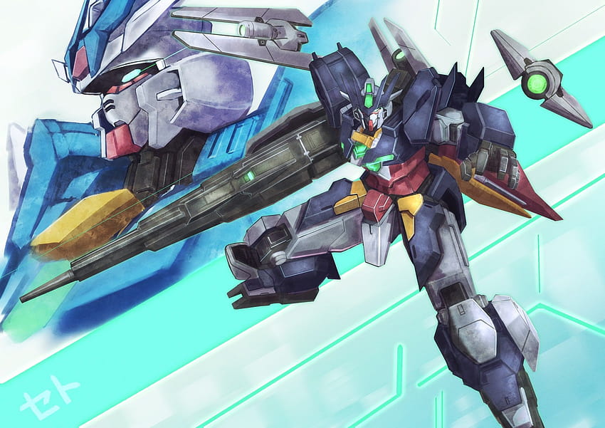 Uraven Gundam & Earthree Gundam, gundam alus earthree HD wallpaper