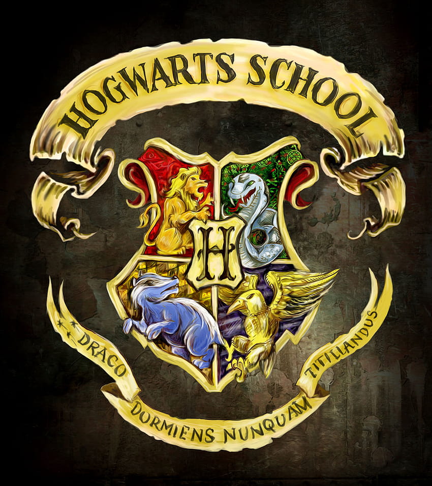 4 Hogwarts Logo, gryffindor logo HD phone wallpaper