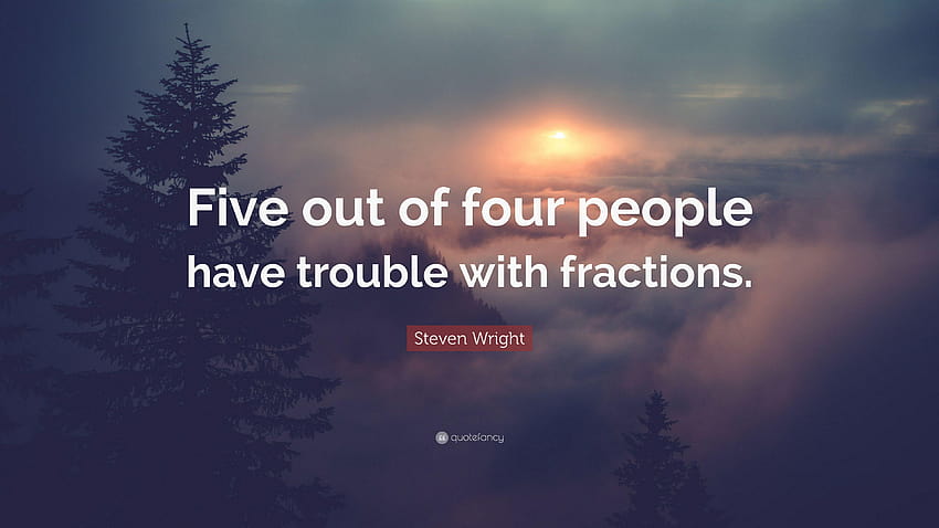Steven Wright Quote: “Five out of four people have trouble with HD wallpaper