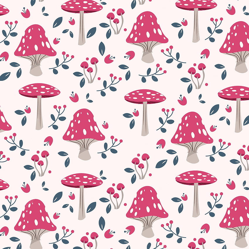cute aesthetic mushroom HD phone wallpaper