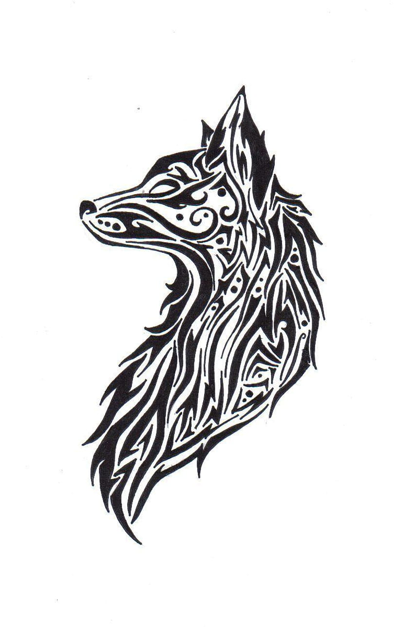 Melissa Bennett on tattoo ideas, tribal wolf HD phone wallpaper