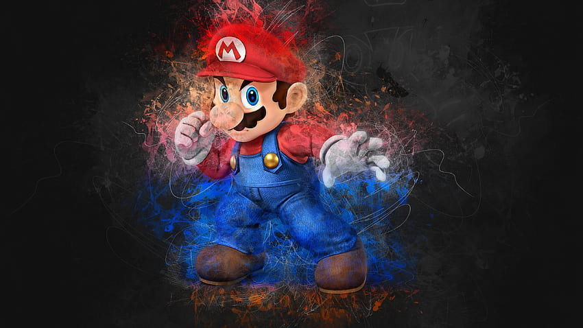 Super Mario Artwork, mario bros HD wallpaper